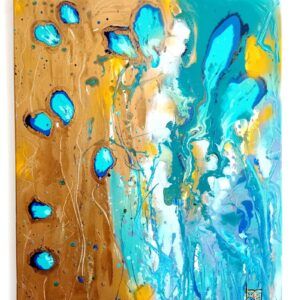 GOLD AND BLUE