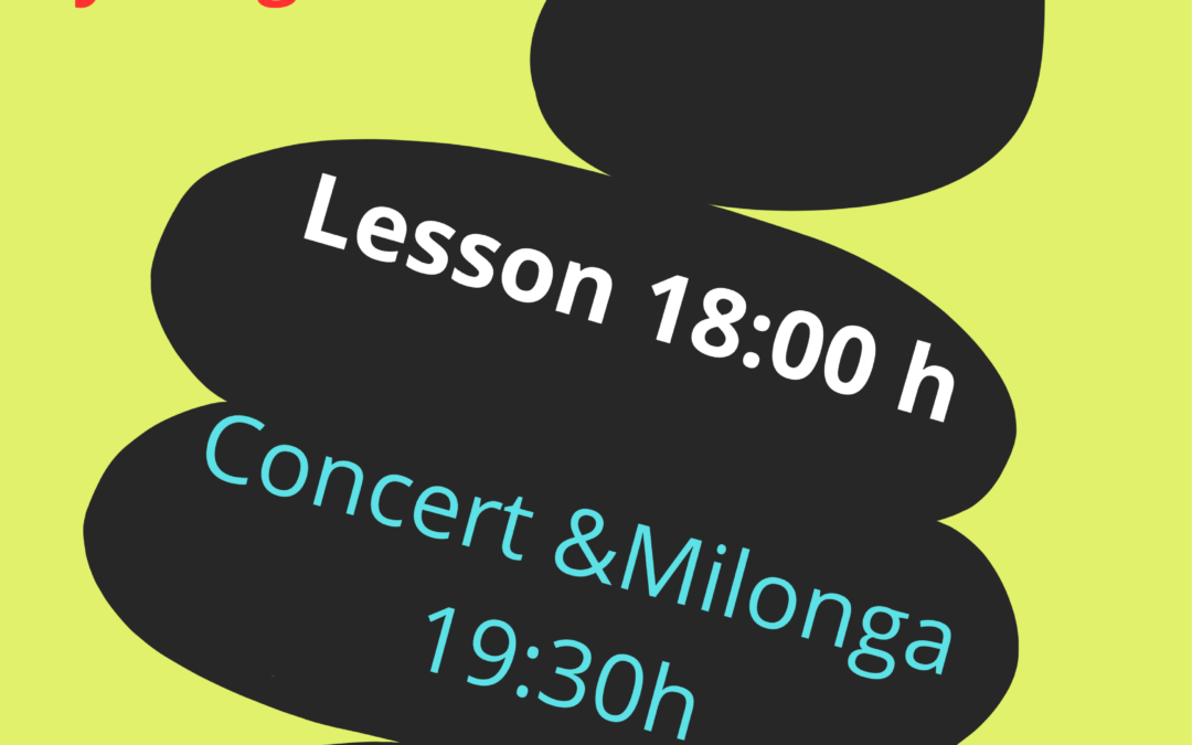 TANGO & JAZZ PIANO CONCERT + TANGO LESSON + MILONGA